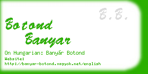 botond banyar business card