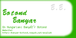 botond banyar business card